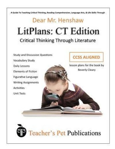 Cover for Mary B Collins · Litplan Lesson Plans, Critical Thinking Edition (Taschenbuch) (2014)