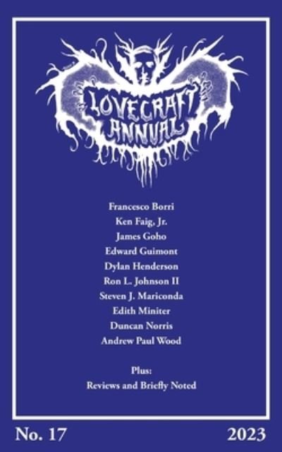 Cover for S. T. Joshi · Lovecraft Annual No. 17 (Buch) (2023)