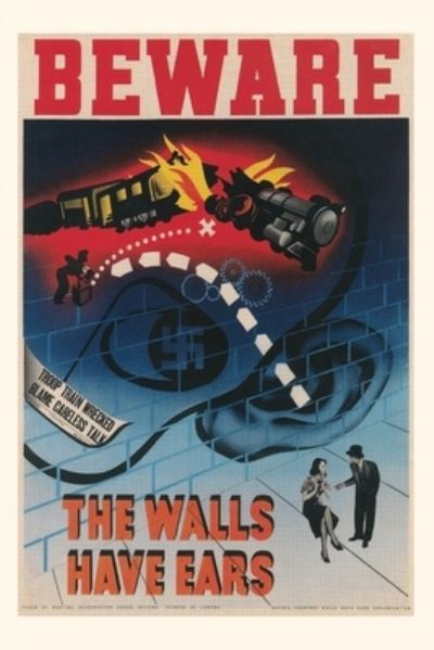 Found Image Press · Vintage Journal Beware, the Walls Have Ears (Book) (2021)