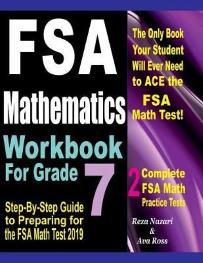 Cover for Ava Ross · FSA Mathematics Workbook For Grade 7 (Paperback Book) (2018)