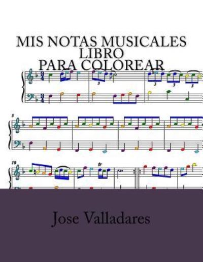 Cover for Jose Valladares · MIS Notas Musicales Libro Para Colorear (Paperback Book) (2018)