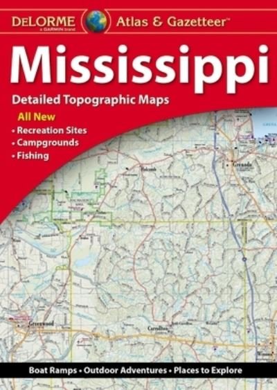Cover for Rand McNally · Delorme Mississippi Atlas &amp; Gazetteer (Paperback Book) (2018)