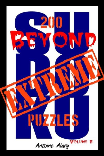 Cover for Antoine Alary · Beyond Extreme Sudoku Volume II (Paperback Book) (2017)