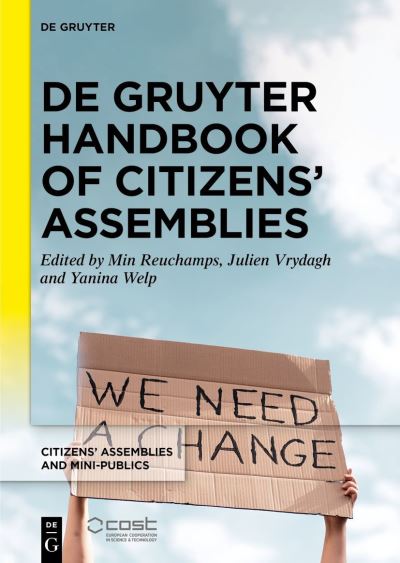 Cover for Min Reuchamps · De Gruyter Handbook of Citizens' Assemblies (Book) (2023)