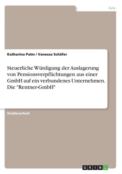 Cover for Palm · Steuerliche Würdigung der Auslager (Buch)