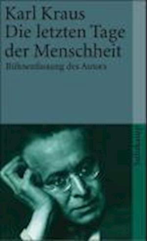 Cover for Karl Kraus · Suhrk.TB 3715 Kraus.Letzten Tage (Book)