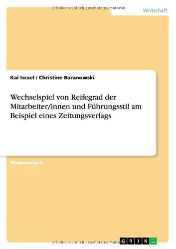 Cover for Israel · Wechselspiel von Reifegrad der M (Book) [German edition] (2013)