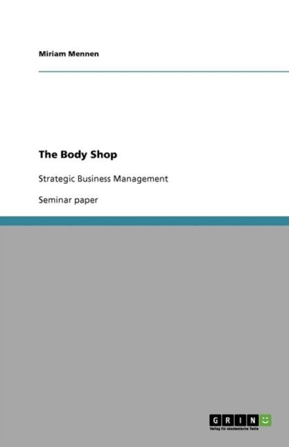 Cover for Mennen · The Body Shop (Bog) (2011)