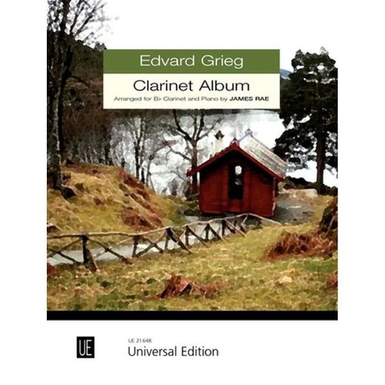 Clarinet Album - Edvard Grieg - Livros - Universal Edition - 9783702472153 - 9 de abril de 2014