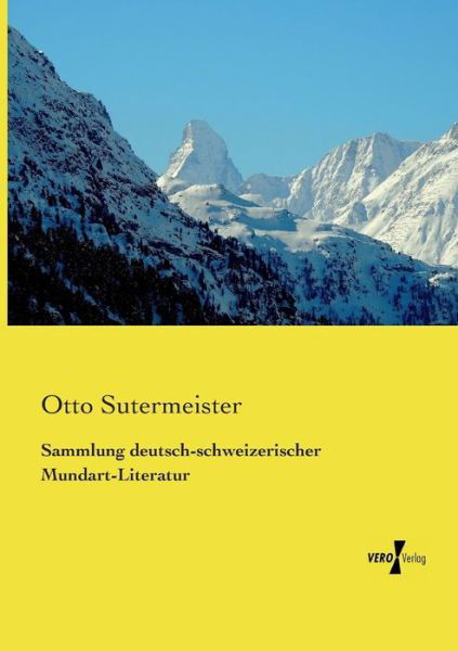 Sammlung deutsch-schweizer - Sutermeister - Books -  - 9783737221153 - November 12, 2019