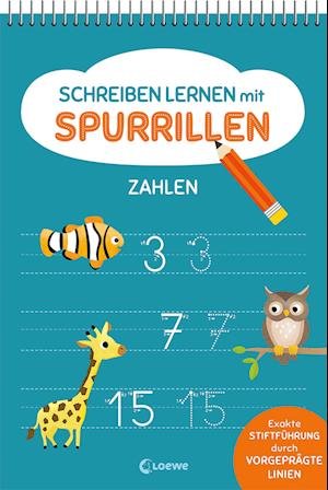 Cover for Carmen Eisendle · Schreiben lernen mit Spurrillen - Zahlen (Bog) (2023)