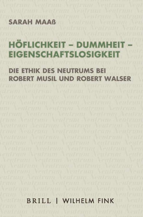 Cover for Maaß · Höflichkeit - Dummheit - Eig (Book)