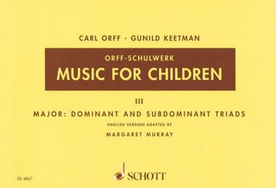 Music for Children Vol. 3 - Margaret Murray - Books - Schott Musik International GmbH & Co KG - 9783795795153 - June 1, 1976