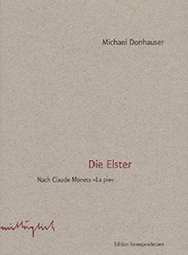 Cover for Michael Donhauser · Die Elster (Book)