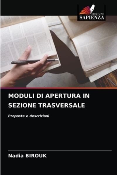 Cover for Nadia Birouk · Moduli Di Apertura in Sezione Trasversale (Paperback Book) (2021)