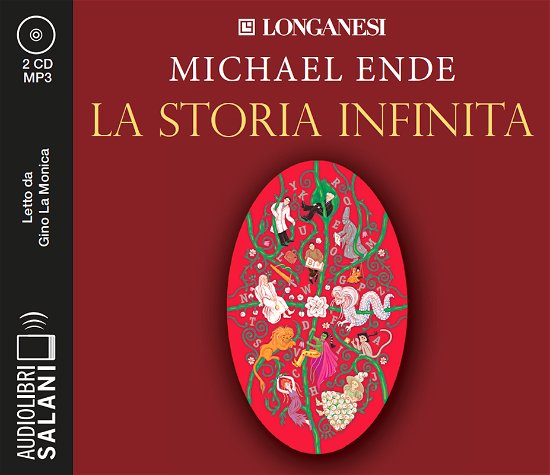 La Storia Infinita Letto Da Gino La Monica. Audiolibro. CD Audio Formato MP3 - Michael Ende - Musiikki -  - 9788831010153 - 