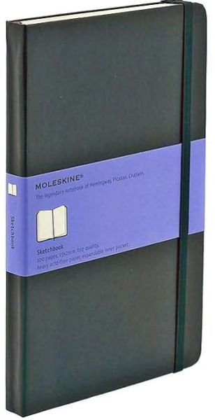 Moleskine Large Sketchbook Black - Moleskine Classic - Moleskine - Books - Moleskine srl - 9788883701153 - March 1, 2003