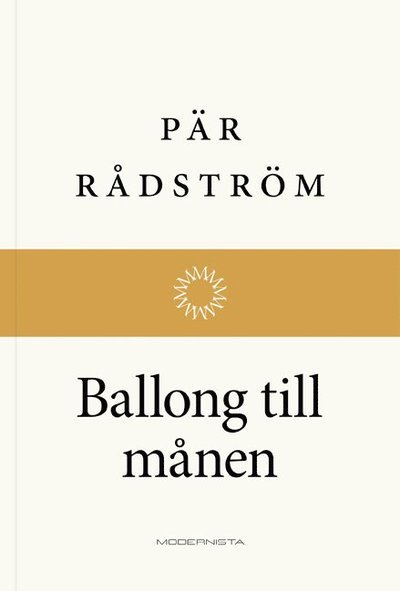 Cover for Pär Rådström · Ballong till månen (Bog) (2010)