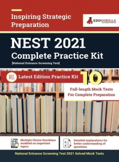 Cover for EduGorilla · NEST (National Entrance Screening Test) 2021 10 Full length Mock Tests for Complete Preparation (Paperback Book) (2020)