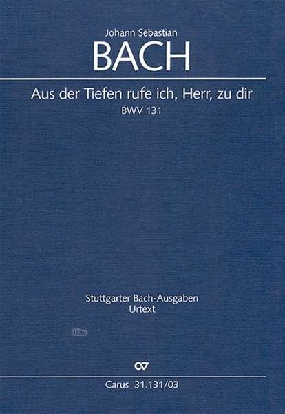 Cover for Bach · Aus der Tiefen rufe ich, Herr, zu (Bok)