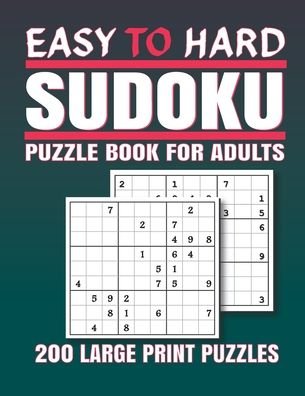 Cover for Sudokpuzzl Dokpu · Sudoku Puzzle books for Adults Easy to Hard (Paperback Book) (2020)