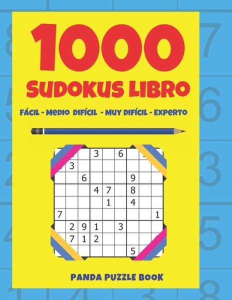 Cover for Panda Puzzle Book · 1000 Sudokus Libro - Facil - Medio - Dificil - Muy Dificil - Experto (Paperback Bog) (2020)