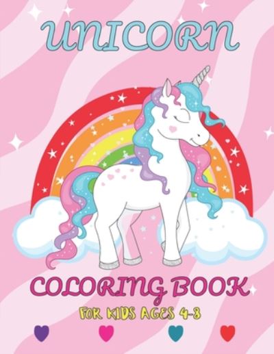 Cover for Rabbi Hossain · Unicorn Coloring Book for Kids Ages 4-8 (Paperback Book) (2020)