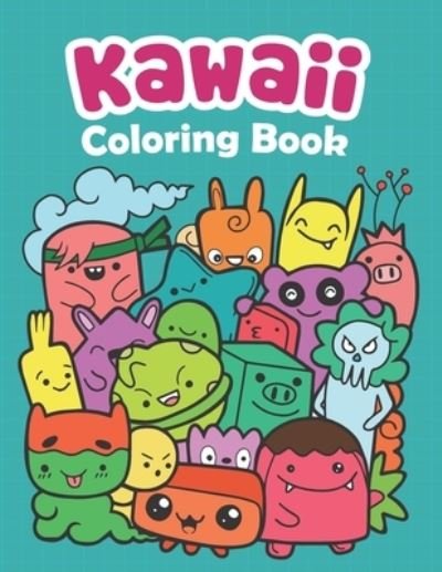 Cover for Marty Darou · Kawaii Coloring Book (Paperback Bog) (2020)