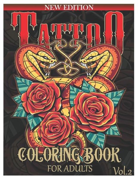 Cover for Benmore Book · Tattoo Coloring Book for Adults (Paperback Book) (2021)