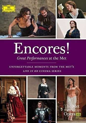 Cover for Metropolitan Opera · Encores Great Performances at the Met (DVD) (2015)