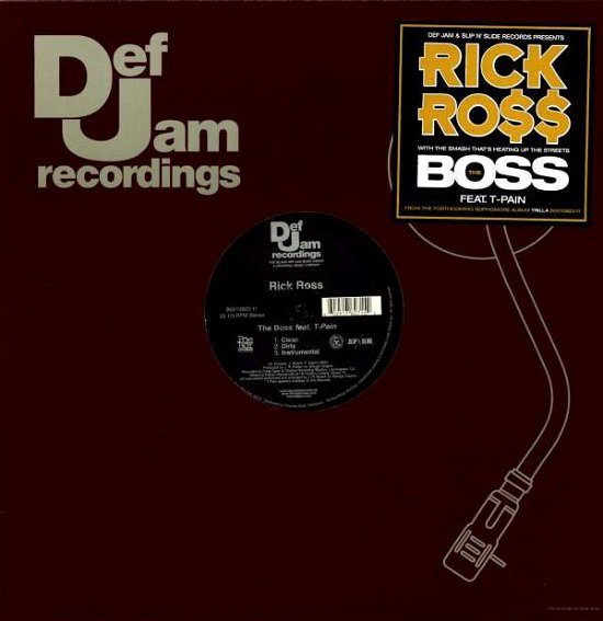 Cover for Rick Ross · Boss (12&quot;) (2008)