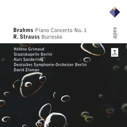 Johannes Brahms / Richard Strauss - Piano Concerto N.1 - Burleske - Helene Grimaud - Musik - ERATO - 0825646807154 - 2. september 2010