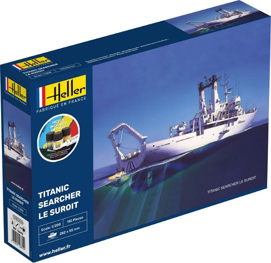 Cover for Heller · 1/200 Starter Kit Titanic Searcher Le Suroit (Leksaker)