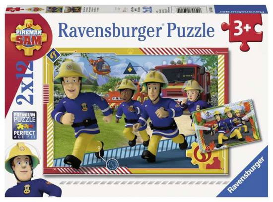 Puzzel 2x12 stukjes Sam en zijn team - Ravensburger - Książki - Ravensburger - 4005556050154 - 2020