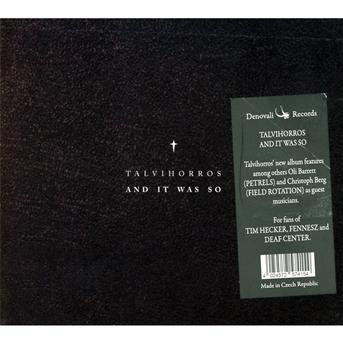 Cover for Talvihorros · And It Was So (CD) (2012)