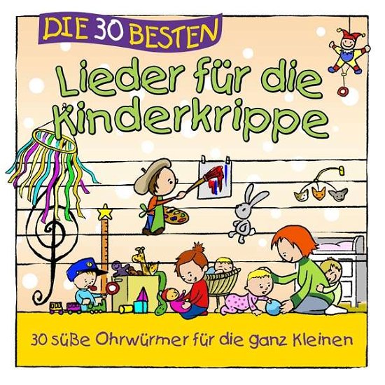 Cover for Sommerland,s. / Glück,k.&amp; Kita-frösche,die · Die 30 Besten Lieder Für Die Kinderkrippe (CD) (2020)