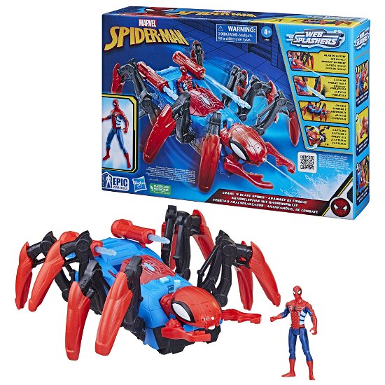 Cover for Hasbro · Spd Crawl N Blast Spider (Toys)