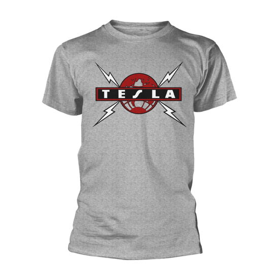 Cover for Tesla · Globe (T-shirt) [size S] [Grey edition] (2021)