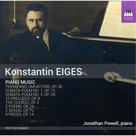 Cover for Eiges / Powell,jonathan · Piano Music (CD) (2015)
