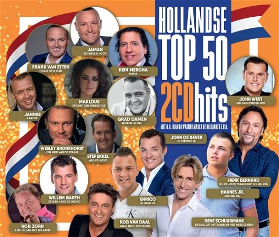 Hollandse Hits Top 50 1 - V/A - Musikk - ROOD HIT BLAUW - 8713092851154 - 14. mars 2019