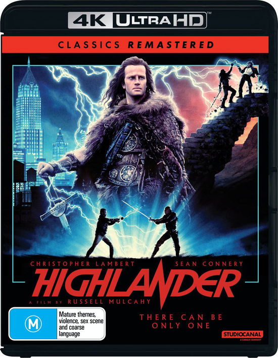 4k Ultra Hd · Classics Remastered: Highlander (1986) - Uhd (4K UHD Blu-ray) (2022)