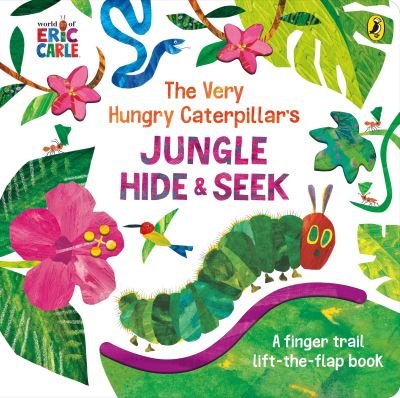 The Very Hungry Caterpillar's Jungle Hide and Seek: A Finger Trail Lift-the-Flap Book - Eric Carle - Books - Penguin Random House Children's UK - 9780241616154 - April 13, 2023