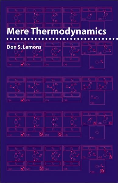 Cover for Lemons, Don S. (Bethel College) · Mere Thermodynamics (Paperback Book) (2009)