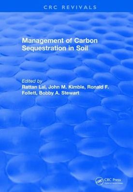 Cover for Rattan Lal · Management of Carbon Sequestration in Soil (Hardcover Book) (2017)