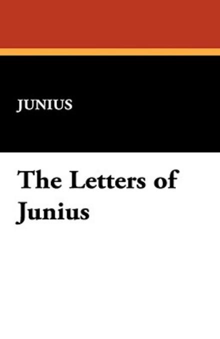 Cover for Junius · The Letters of Junius (Hardcover bog) (2008)