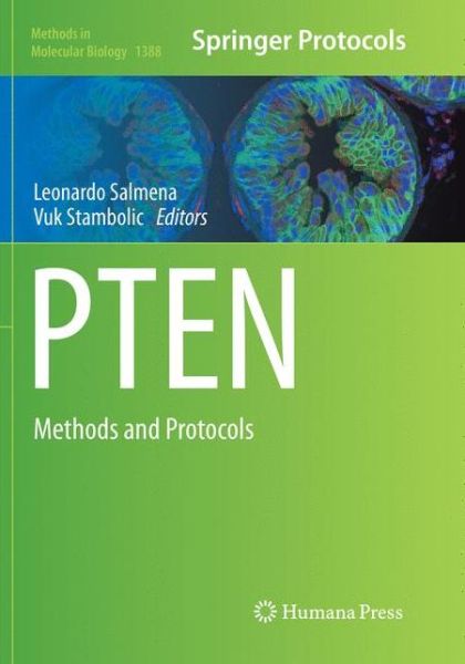 Cover for PTEN: Methods and Protocols - Methods in Molecular Biology (Paperback Book) [Softcover reprint of the original 1st ed. 2016 edition] (2019)