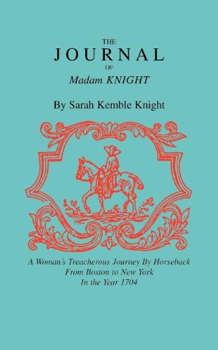 Cover for Sarah Knight · Journal of Madam Knight (Taschenbuch) (1992)