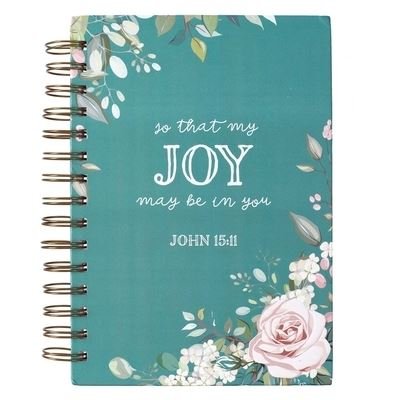 Cover for Christian Art Gifts · Journal Wirebound Large That Joy May Be in You - John 15:11 (Hardcover Book) (2019)