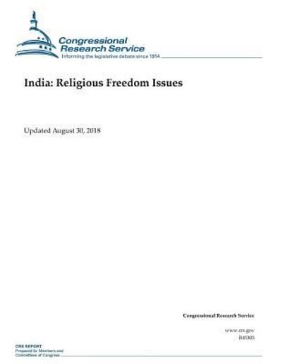 Cover for Congressional Research Service · India (Taschenbuch) (2018)