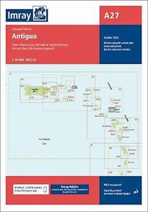 Cover for Imray · Imray Chart A27: Antigua - Lolaire Charts (Paperback Book) [New edition] (2022)